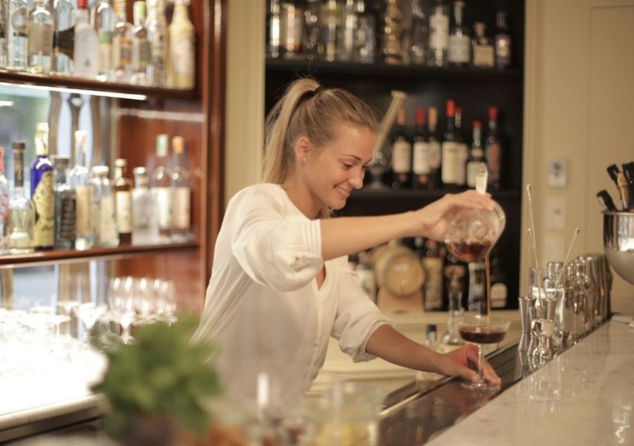 Bar worker at Bar