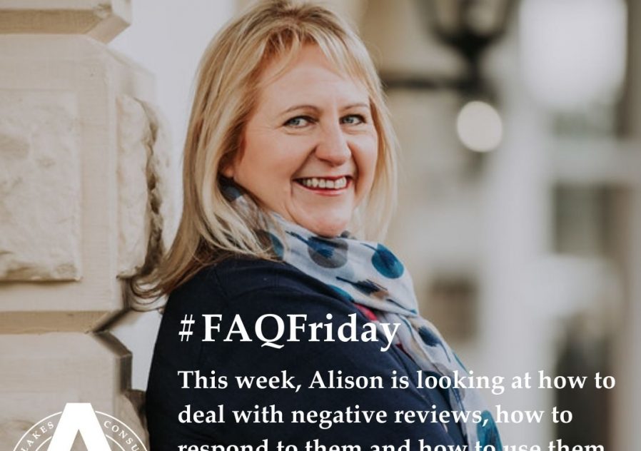 #FAQFriday How to deal with negative customer reviews.
