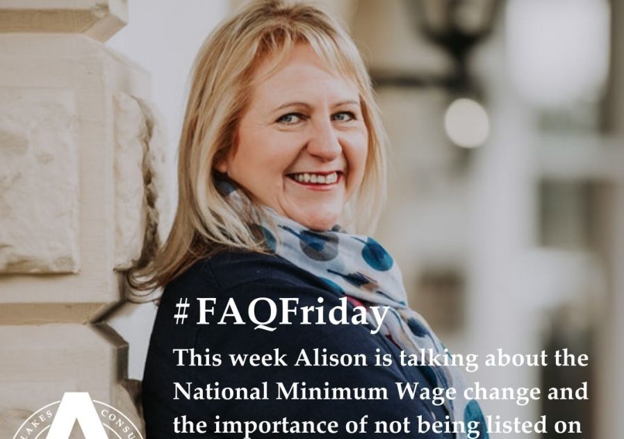 #FAQFriday National Minimum Wage