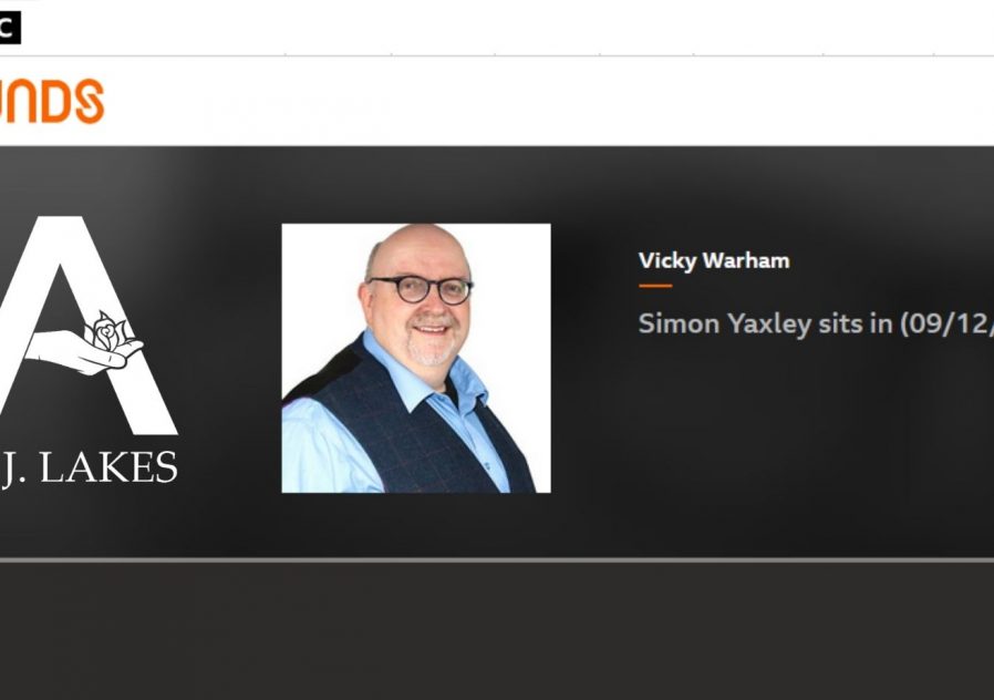 Alison Magee-Barker on BBC Radio Cumbria - 9th December 2021