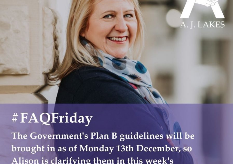 #FAQFriday - Plan B Guidelines and what they mean for you