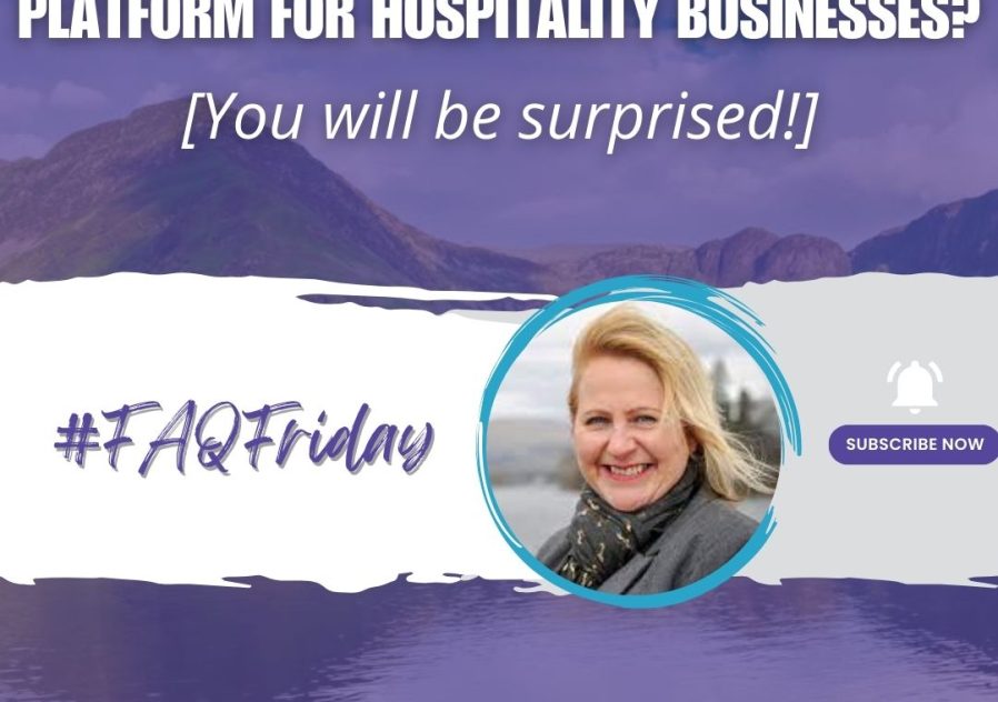 What social media platform do I use in hospitality? #FAQFriday