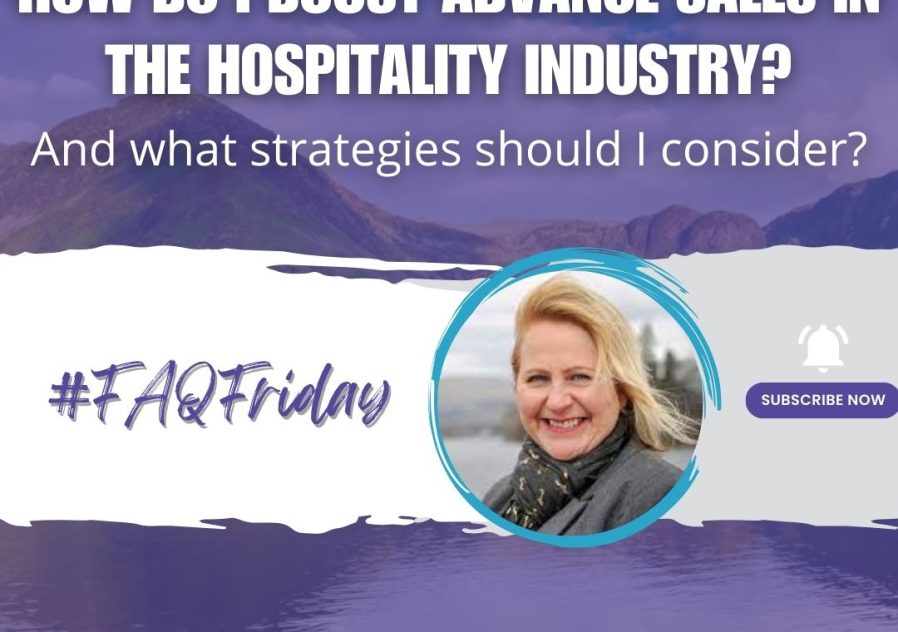 Boosting Advance Sales #FAQFriday