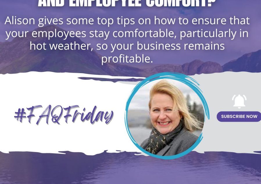 How can I balance productivity & employee comfort #FAQFriday