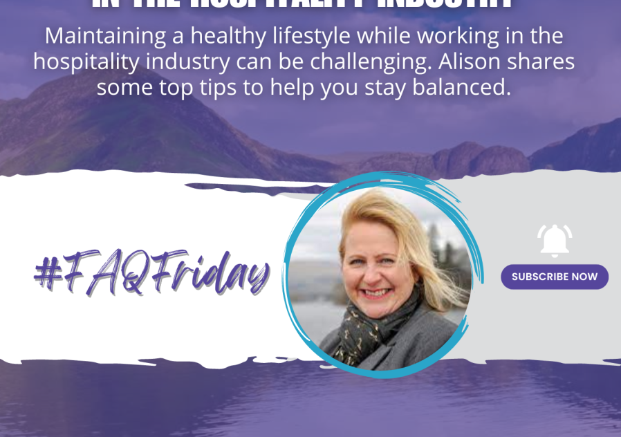 Maintaining a healthy lifestyle #FAQFriday