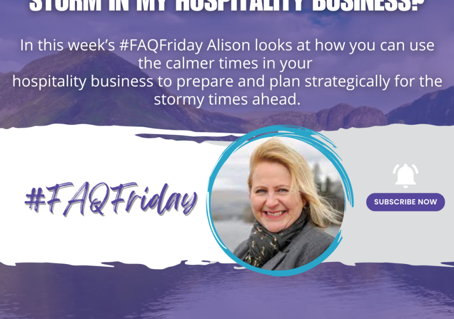 Managing the calm before the storm #FAQFriday