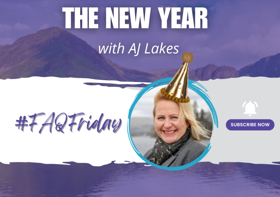 Looking forward to the New Year #FAQFriday