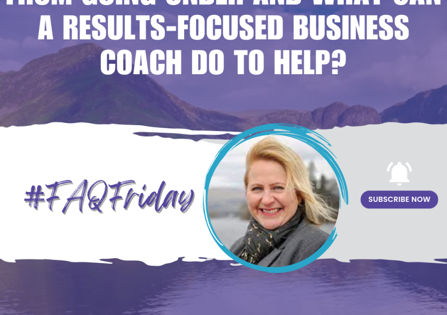 How do I prevent my business from going under?
