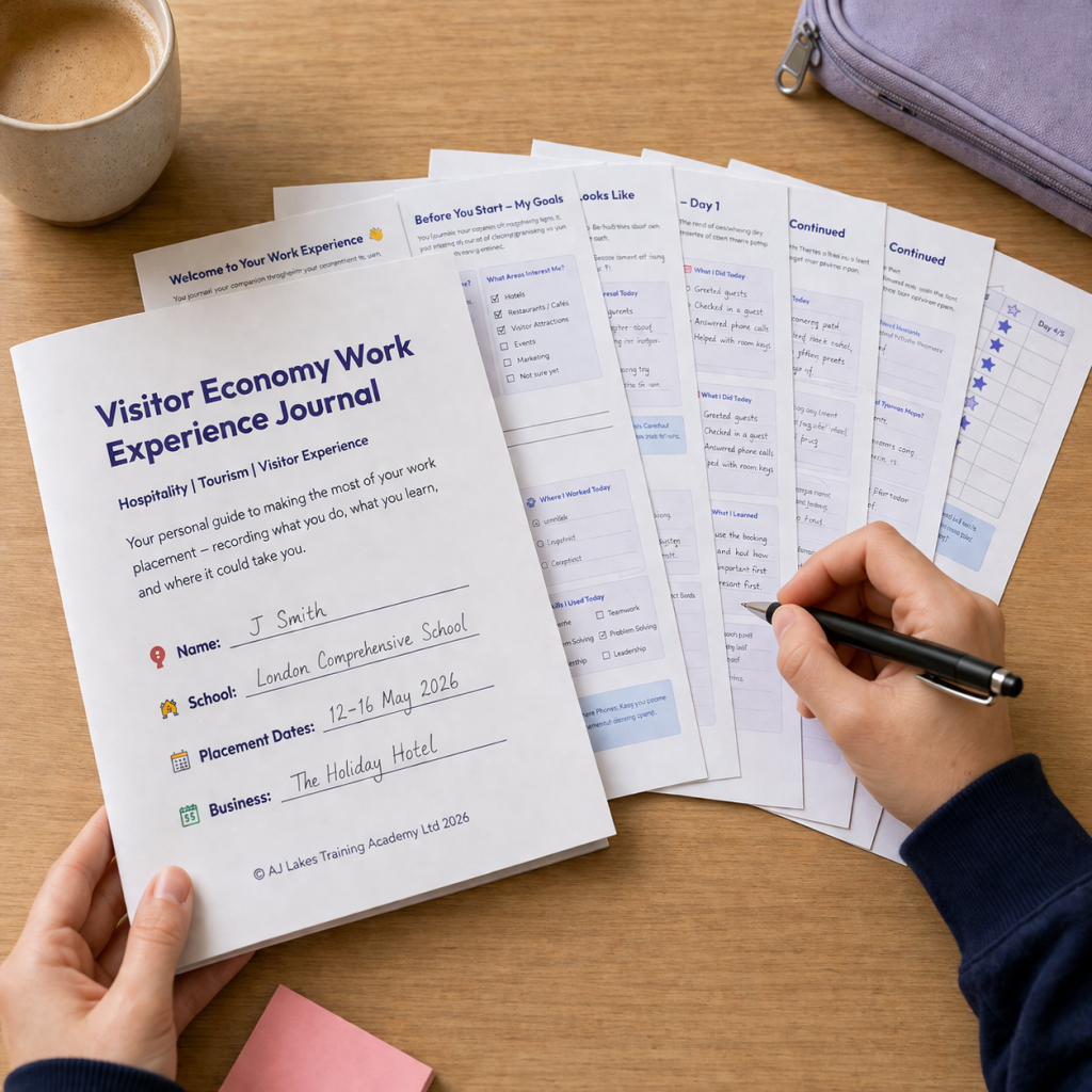 Visitor Economy Work Experience Journal